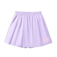 thumbnail image 4 of WAVSUF Active Pleated Skirt for Girls High Waist with Pockets Quick Dry Trendy School Uniform Skirt Purple Size 7-8, 4 of 8