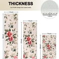 thumbnail image 4 of Pioneer Flower Floral Print Pattern Kitchen Rugs Sets Of 3,Kitchen Runner Rugs Non Skid Washable,Decorative Kitchen Floor Mats for Kitchen,Sink,Laundry,17"x30"+ 17"x47" + 17"x59", 4 of 6