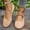 Shoes-A112Khaki, variant on Mary Jane Shoes Women Suede Elastic Band Mary Jane Shoes Round Toe Flat Mary Jane Shoes Office Wedding formal Party Travel Evening Outfits