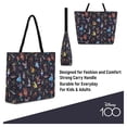 thumbnail image 2 of Disney 100 Tote Bag Musical Notes Travel Womens Parade Mickey Woody Ariel, 2 of 6