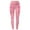 Pink, variant on Fiaer Womens Leggings Lined Yoga Pants Oversized Thermal High Waisted Thickened Stretch Comfort Solid Color Workout Trousers White XL