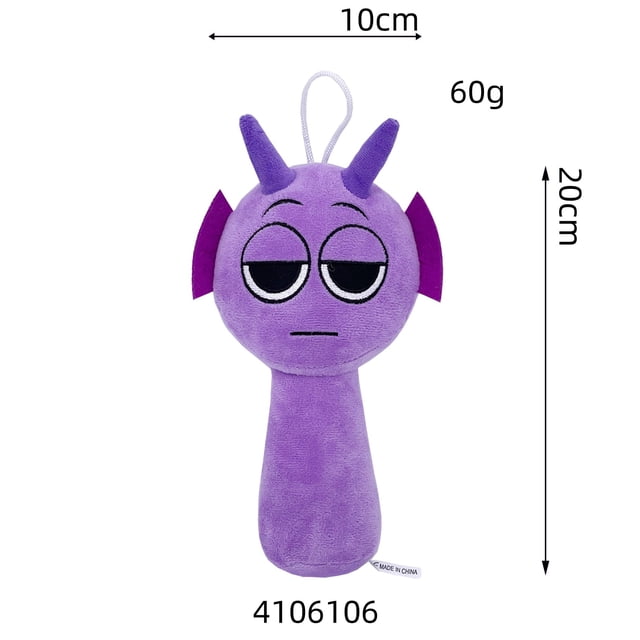 Jouets en Peluche Sprunki Liés au Jeu Violet