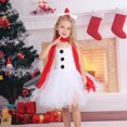 thumbnail image 5 of YWDJ Girl Special Dresses with Collar Santa Claus Girl Characters Dressed Up In Tulle Skirts White M, 5 of 6