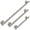 Brushed Nickel-3 Pack 18", 24'', 36", variant on Shower Grab Bar 24 Inch Oil Rubbed Bronze Stainless Steel Bathroom Safety Aid