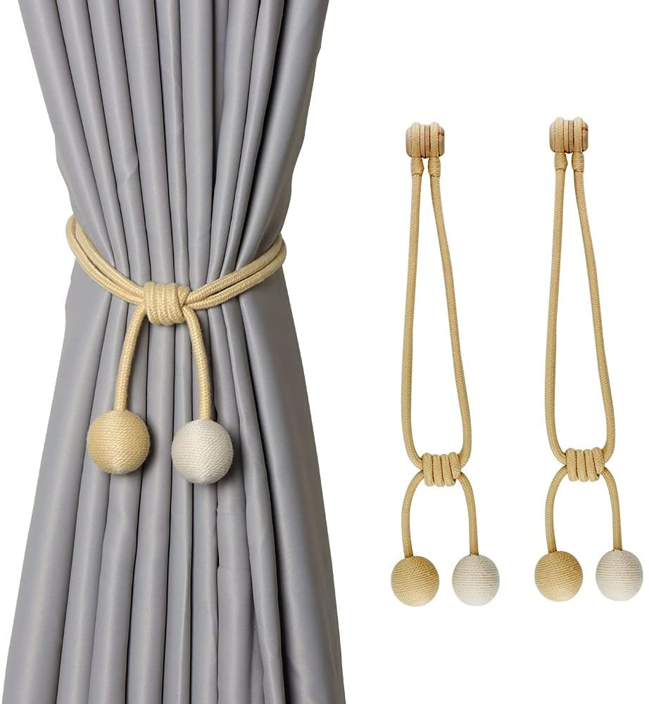 2 Pack Curtain Tiebacks Modern Simple Curtain Holdbacks with