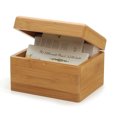 thumbnail image 1 of RSVP International Bambou Cuisine Collection Réutilisable et Biodégradable, Boîte à Recettes, Multi Couleur, 1 of 1