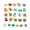 ABC, variant on Jollyzo 26-Piece Wooden Animal Alphabet Letters Puzzles for Toddlers, Educational Matching Game ABC Learning Toys, Cute Animal-Shaped Letter Blocks for Preschool Kids