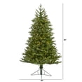 thumbnail image 3 of Nearly Natural Green 5' Decorated Fir Christmas Tree with Clear Prelit LED Lights, 3 of 8