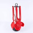 thumbnail image 5 of Kitchen ware Storage Rack, Stainless Steel Kitchen Utensil Holder Organizer, Countertop 360 Degree Rotating Utensil Holder for Kitchen Counter with 6 Hooks., 5 of 6