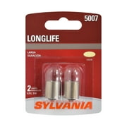 Sylvania 5007 Long Life Automotive Mini Bulb, Pack of 2.