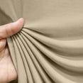 thumbnail image 5 of Sexlip Women's Top V-Neck Casual Solid Pattern Stylish Look All Occasion Use Soft Comfortable Perfect for Casual Outings Beige XXL, 5 of 6