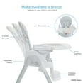 thumbnail image 5 of Fisher Price Tiny Bites Highchair by Dream On Me, Cloud Gray, 5 of 21