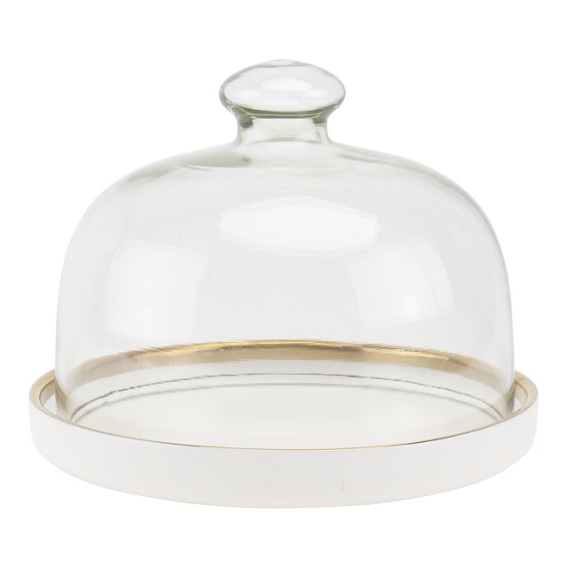 Cake Stand Cover Glass Lid Dome Display Plate Dish Platter Cupcake