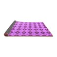thumbnail image 2 of Ahgly Company Indoor Round Abstract Purple Modern Area Rugs, 3' Round, 2 of 4