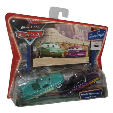 Continu Flo Set - Disney Pixar Cars Movie Moments Flo & Ramone Supercharged Toy Car Set