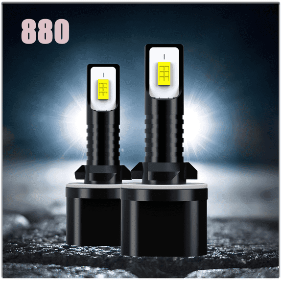 For Ford Focus 2010-2012,880 LED Fog Light Replacement Bulbs White 880 6000K Automotive Bulb