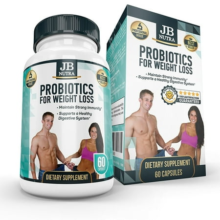 Probiotic Supplement - Best Lean Body Probiotics for Weight Loss | 40 Billion CFU | Pills - Capsules - Powder | Men adn Women | Lactobacillus Gasseri | Organic | Slim Body | Diet | Belly Fat (Best Natural Belly Fat Burner)