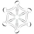 thumbnail image 1 of 14mm Male Glass Connecting Adapter(6 Pack), 1 of 5