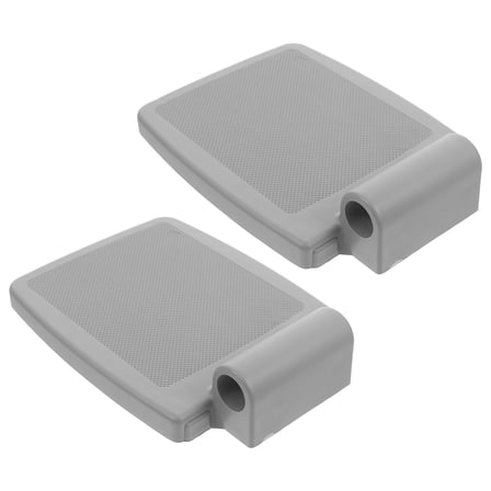 BESTYASH Universal Wheelchair Footrest Replacement in Grey PP Material for Comfortable and Leg