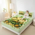 thumbnail image 4 of Feelyou Western Gnome Kids Twin Sheet Sets, Lucky Shamrock Bedding, 3pcs, 4 of 7