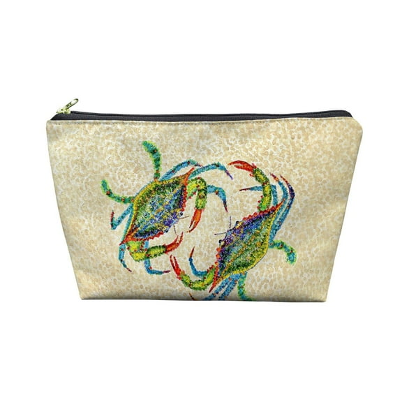 Betsy Drake Interiors Crab Dance Pouch 8.5x6