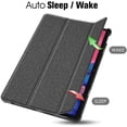 thumbnail image 5 of Slim Case for Lenovo Tab P11 11 inch Tablet 2020 (Model: TB-J606F TB-J606X), Lightweight Shell Stand Cover with Auto Sleep/Wake , Denim Gray, 5 of 8