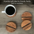 thumbnail image 3 of Thirstystone 4-Pack Acacia Wood Coasters with Decorative Resin Inlay, 3 of 4