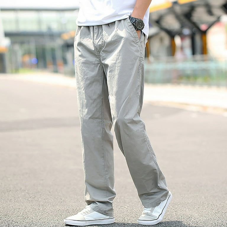 Clearance Sales Online Deals Juebong Mens Slim Fit Stretch Flat-Front  Skinny Dress Pants Casual Plaid Pencil Pants Trousers Khaki,XXXXXL 