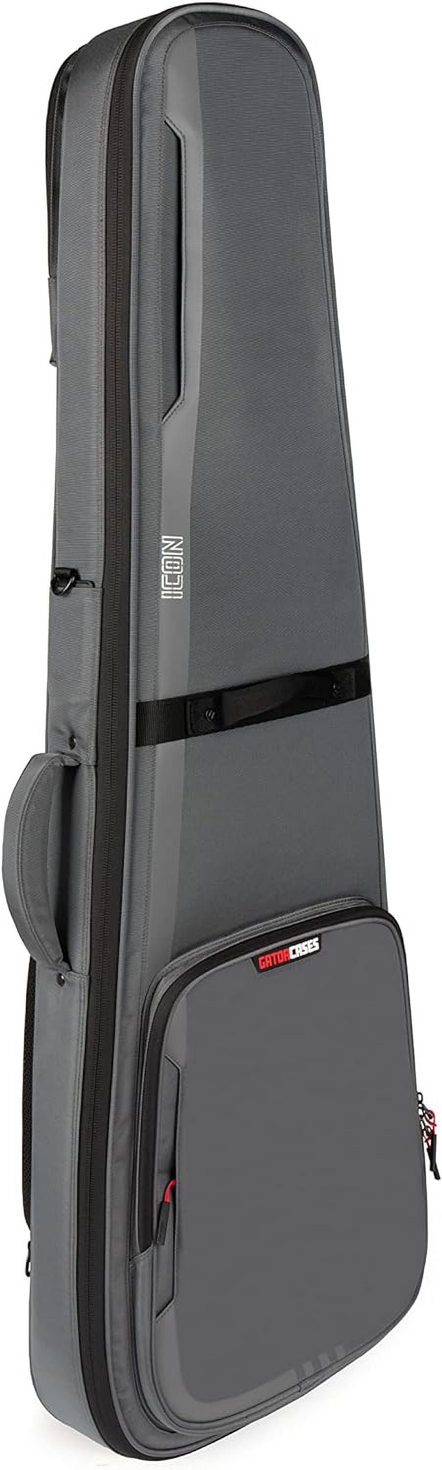 Gator ICON Series Gig Bag for Electric Bass Guitars Gray
