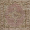 thumbnail image 1 of Ahgly Company Machine Washable Indoor Square Traditional Light French Beige Brown Area Rugs, 5' Square, 1 of 7