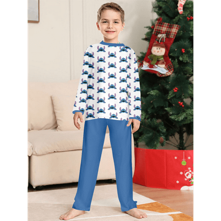 

Family Christmas Pajamas Sets Matching Winter Dad Mom Kids Clothes Family Look Outfit New Year Babys Rompers Sleepwear