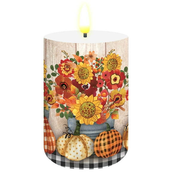 Briarwood Lane Autumn Arrangement Flameless Candle