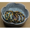 thumbnail image 4 of Angelstones Bracelet Extensible Unisexe en Perles Rondes de 6 mm en Agate Océan Naturelle, 4 of 5