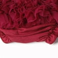 thumbnail image 5 of Yindaity Baby Girl Bloomers Toddler Infant Baby Girls Lace Ruffle Bloomers Elastic Cotton Tutu Briefs Panties Bottom Shorts(Wine,6-15 Months), 5 of 6