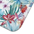 thumbnail image 5 of 2pcs Palm Leaves Hawaiian Kitchen Mat Super Absorbent Microfiber Drying Pad Heat Resistant Colorful Floral Print for Countertop, 5 of 6