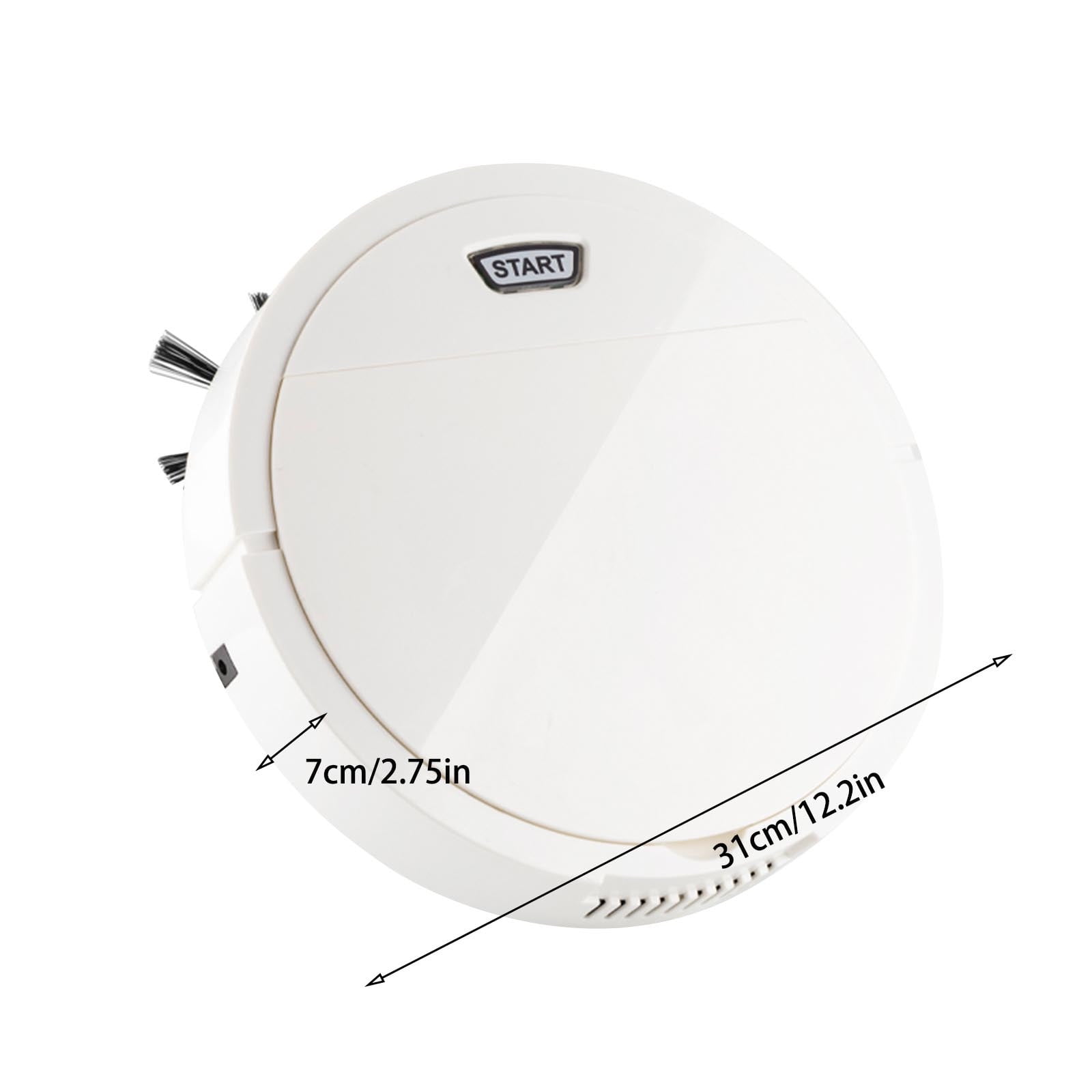 VALSEEL Home Appliances Clearance Robot Vacuum And Mop Combo, 3 In 1 Robotic Vacuum Cleaner With Watertank/Dustbin/Brush, Blocked By Hair, Remote/App, Ideal For Hard Floor/Pet