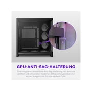 H6 RGB+ (2026) Compact Dual-chamber ATX Case - All Black