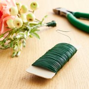Ashland 26 Gauge Green Floral Paddle Wire, 40 Pack