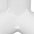 thumbnail image 3 of 10 Pack 0.8" PVC Pipe Fittings 4 Way Elbow for Furniture Tents White, 3 of 3
