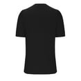 thumbnail image 6 of ALLLIST Notch Neck Spring Tops Black Short Sleeve Solid Casual Button T-Shirts Blouses & Button-Down Shirts, 6 of 7