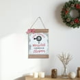 thumbnail image 3 of Parisloft Have Yourself a Merry Little Farmhouse Christmas Wood and Metal Holiday Wall Hanging Decor, 3 of 9