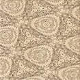thumbnail image 1 of Ahgly Company Indoor Square Patterned Copper Brown Area Rugs, 4' Square, 1 of 6