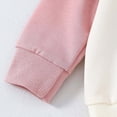 thumbnail image 6 of TOWED22 Baby Kids Girls Outfits Fall Winter Clothing 2pcs Long Sleeve Soft Print Sweatshirt and Cozy Joggers Set Clothes(Light Pink,18-24 M), 6 of 9