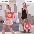 thumbnail image 6 of Large Capacity Tote Bag,Colorful Tie Dye Mandala Pattern Handbag Fashion Luxury Tote Bag,15.7"x13"x 5.1" Inches,Laptop Compatible, 6 of 6