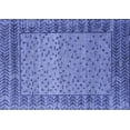 thumbnail image 1 of Ahgly Company Machine Washable Indoor Rectangle Abstract Blue Modern Area Rugs, 8' x 12', 1 of 4
