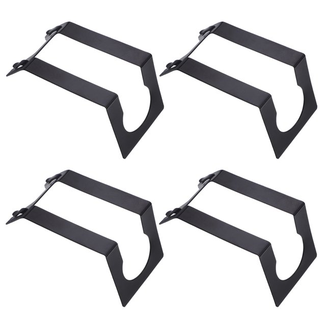 UPGRATOR 4Ud Clips Metálicos Negros Para Etiquetas De Precio En Estantes Y Exhibidores De Alimentos