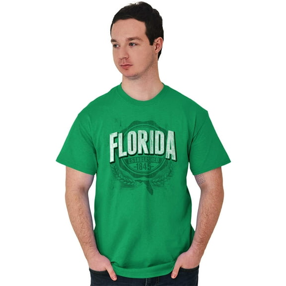 Florida FL Student Campus Pride Men's Graphic T Shirt Tees Brisco Brands S