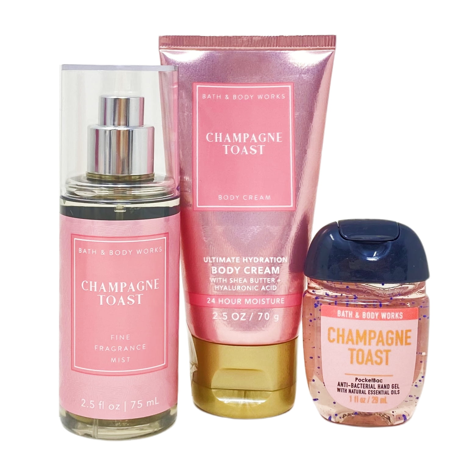 Bath and Body Works Champagne Toast Happy Birthday! Mini Gift Bag
