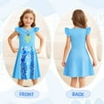 thumbnail image 4 of Benylion Girls Princess Dresses Cinderella Costume Birthday Party Dress Cosplay Outfits Role Play Clothes Outfit for 9-10 Years, 4 of 6