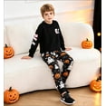 thumbnail image 4 of Aideaone Boys Halloween Pajama Pants Kids Long PJ Bottoms with Pockets 3D Print Sleepwear for Boys 7-16 Years, 4 of 6